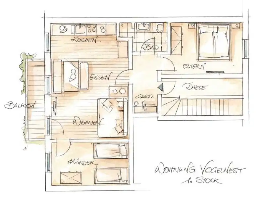 Ferienwohnung Vogelnest
