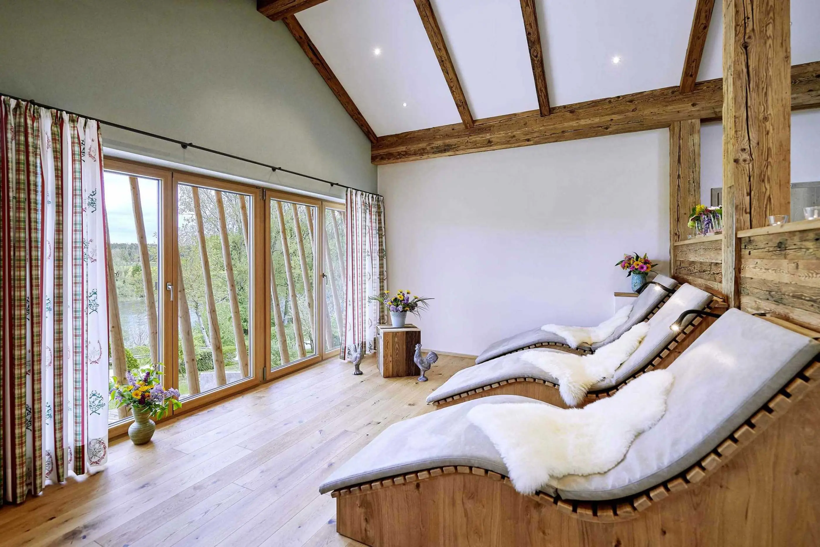 Schlauchboot fahren Garten-Lounge Außensofa Wohlfühlbereiche